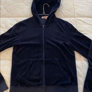 Juicy Couture Navy jacket velour